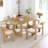 Oval Wood Double Pedestal Dining Table-972294917-972294916