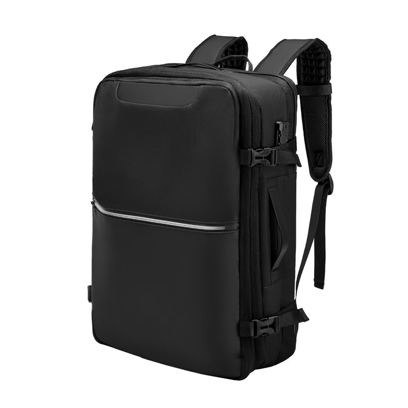 Sac à dos de voyage à compression extensible 80L avec pompe - Valise de transport étanche TSA
