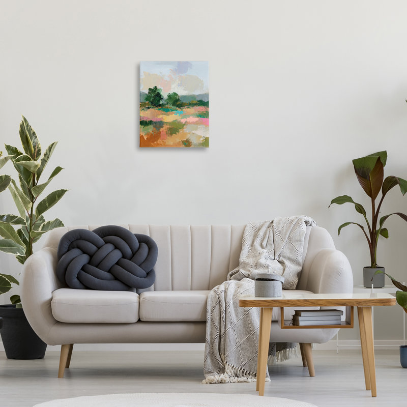 Abstract Spring Landscape Canvas Wall Art by Silvia Vassileva, 20" H x 16" W