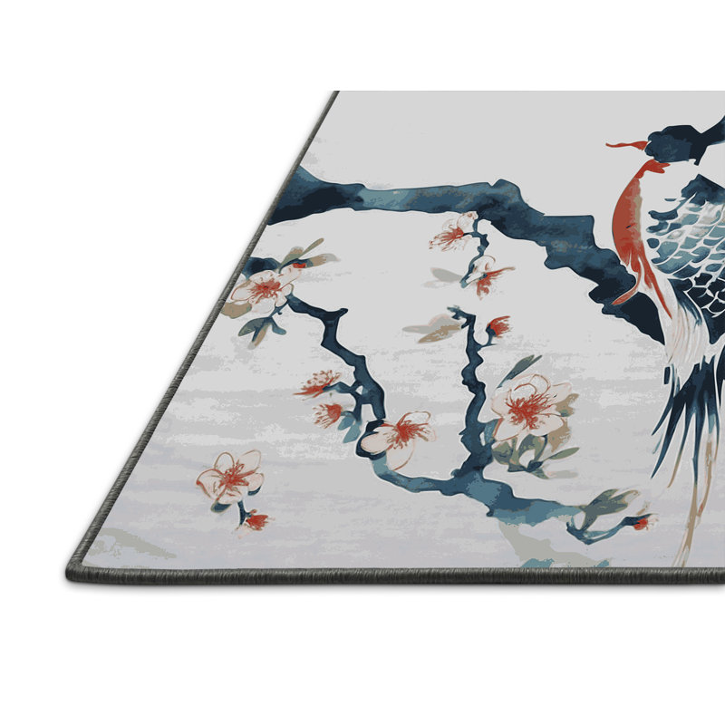 Silky Soft Plush Gray Area Rug, Round 4'