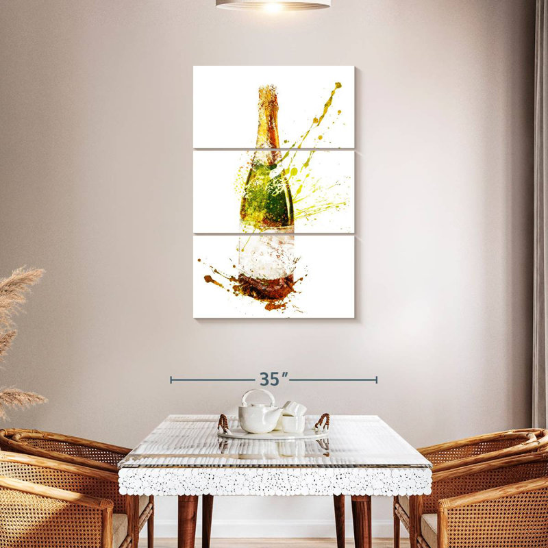 Yarlin Abstract Bottle, 32" H x 20" W