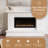 Modern Ember Patton 64" Mantel Package with 42" Electric Fireplace - Works w/ Alexa and Google Asst-94789014