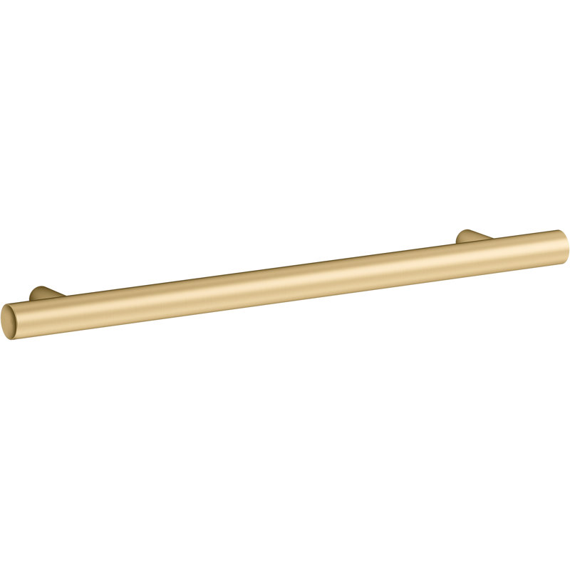Purist® 5" Center to Center Bar Pull, Vibrant Brushed Moderne Brass, 7"