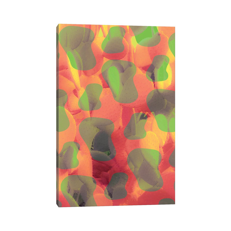 Leopard Cactus by Beli - Wrapped Canvas Print, 66.04 cm H x 45.72 cm W x 1.91 cm D