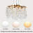5 Light Dimmable Crystal Glass Chandelier With G9 Led Light Source