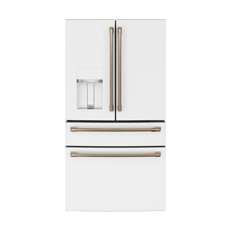 French-Door Smart Refrigerator, Matte White
