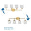 Dawnella 4 - Light Dimmable Vanity Light-88566756