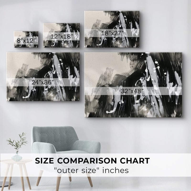 Soft Scale II - Galas enveloppés de galerie, H 12 po x l 18 po