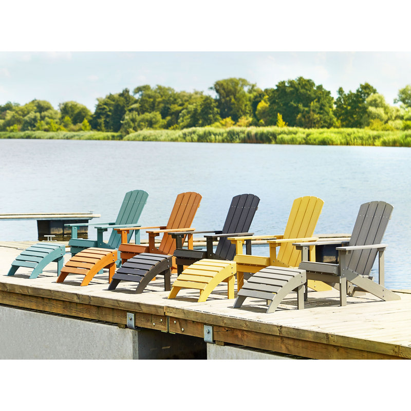 Jaelyn Outdoor Ottoman, Light Grey