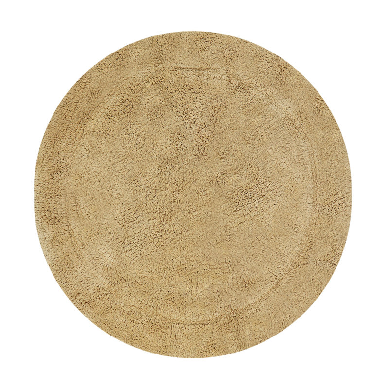 Tapis de salle de bain, Lin lin, Rond 22 po