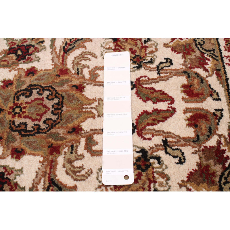 Tapis crème Finest Agra Jaipur 2 pi 7 po x 10 pi 0 po