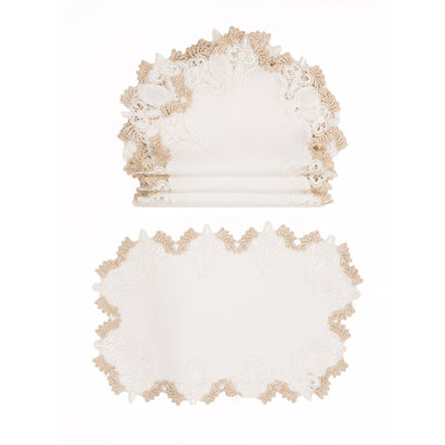 Monticello Polyester Embroidered Rectangle Placemat