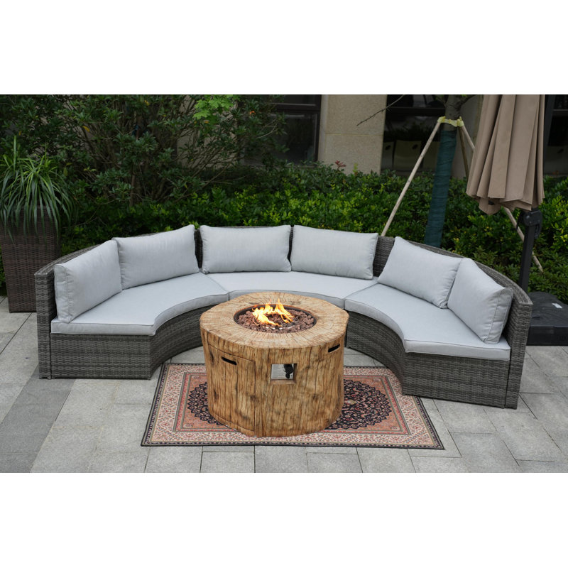 6 - Person Patio Conversation Set with Cushions