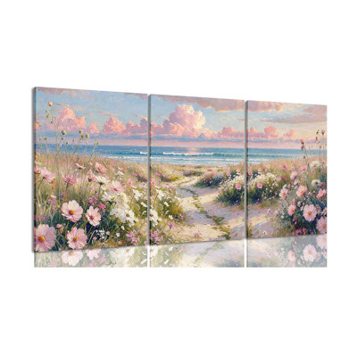 3 Piece Wrapped Canvas Wall Art