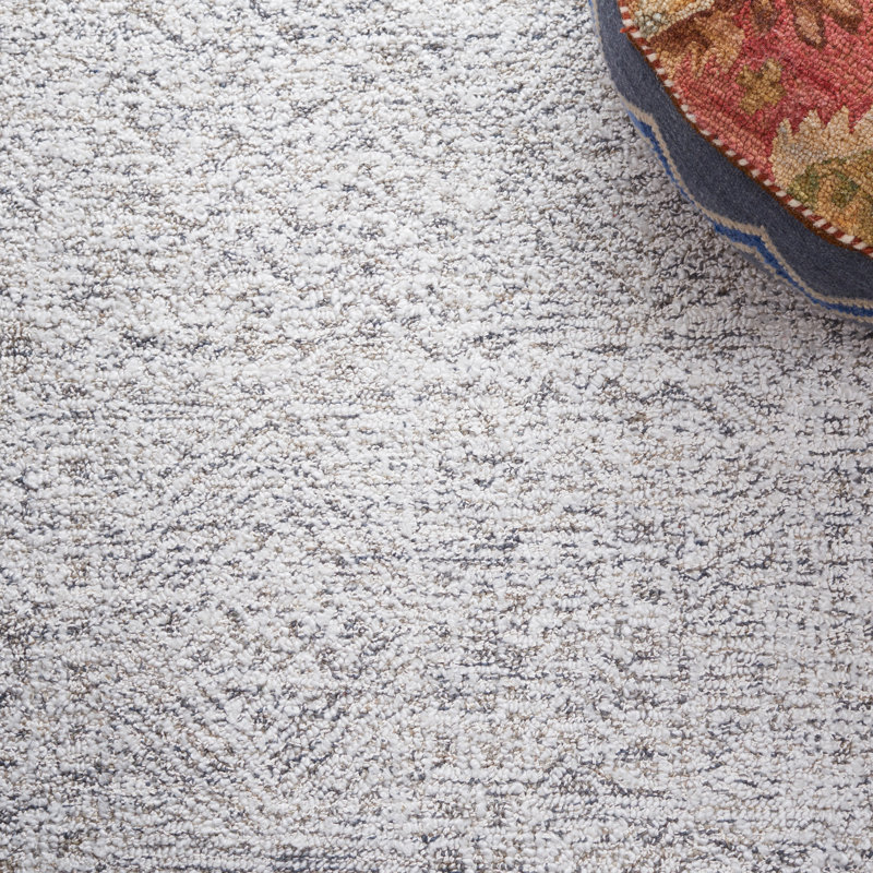 Innila Hand Tufted Performance Geometric Rug, Round 6'