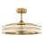 29.1" Caged Ceiling Fan with Dimmable LED Lights and Remote Control