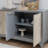 Stevensville Grey Four Door Credenza