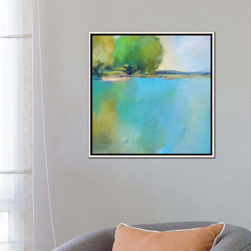 «A Silent Pact With Water», reproduction d'art murale encadrée, 26" H x 26" W, Reproduction encadrée sans passe-partout