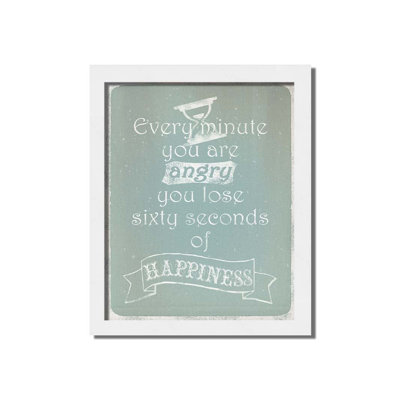 Every Minute... by Hal Halli. Paper Print - Mounted & Framed with Clear Acrylic