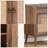 Vintage Rattan Sideboard Buffet Cabinet with Storage, Medieval Style Bar Liquor Cabinet, Credenza Console Table for Dining Room Living Room Hallway-1902788120