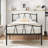Sturdy Metal Platform Twin Size Bed Frame with Headboard, 13.7" Under-Bed Storage, Easy Assembly, No Box Spring Needed-1711294893