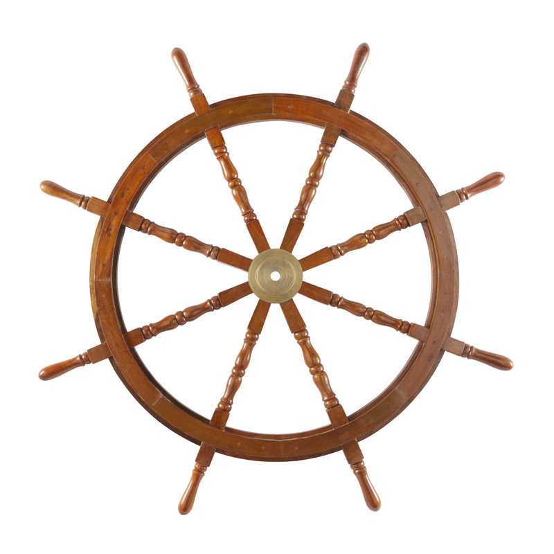Décoration murale barre de bateau, H 48,2 po x l 48,2 po x P 2 po