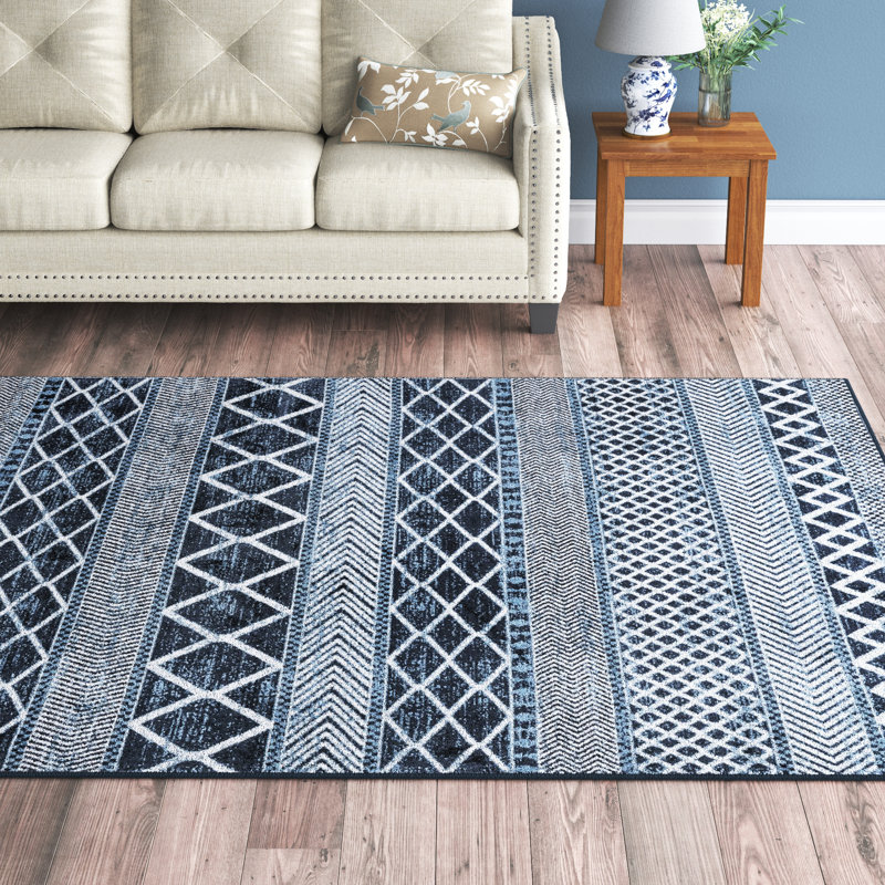 Tapis lavable à la machine Bonnie, Rectangle 8 pi x 10 pi