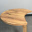 Kalavasos C-Shaped Round Side Table with Rolling Wheels-1822895631