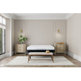 Copper Lux 14" Plush Memory Foam Mattress With Phase Change Cooling Fabric