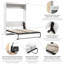 Lit escamotable mural peu encombrant Arlex pour chambre d'amis ou bureau personnel-453432083-474272914