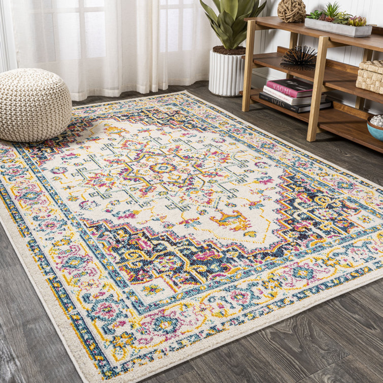 Brooklyn Geometric Medallion Beige/Ivory Rug