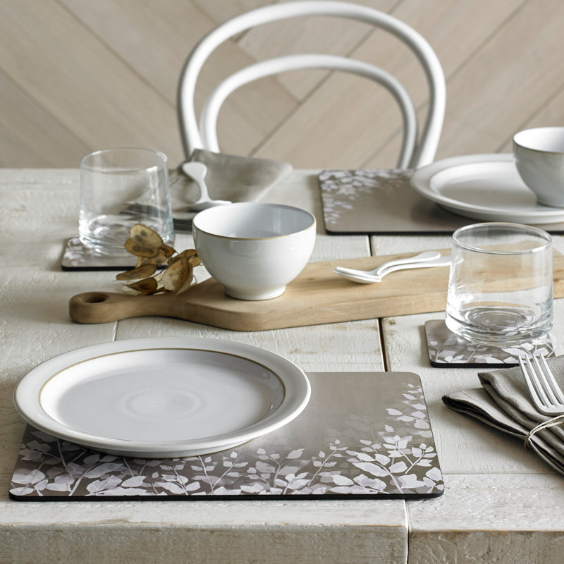 Set of 6 Natural Foliage Coasters