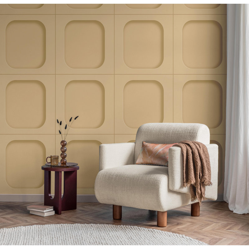 Imitation Group Sloane Panel Wallpaper, Honey