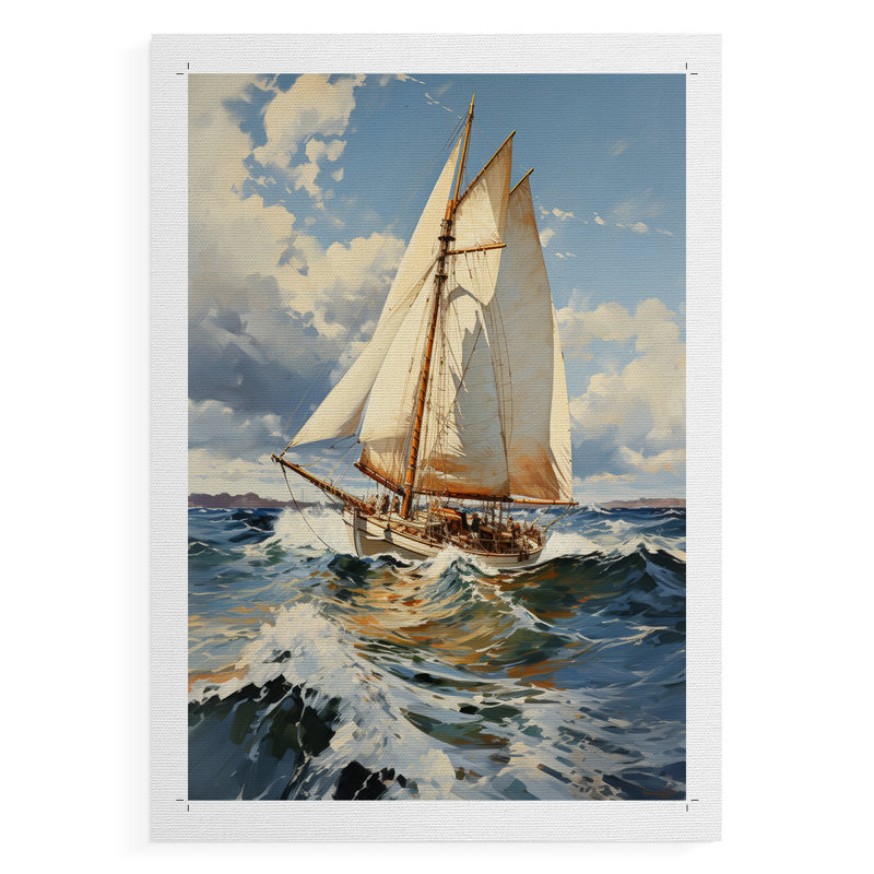 NAUTICAL Series CECLV - Impression sur toile seulement - NON CADRE, H 48 po x l 32 po