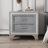 Velvet Solid Wood Nightstand-1238811337