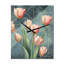 Horloge murale tulipe géométrique-1528007767