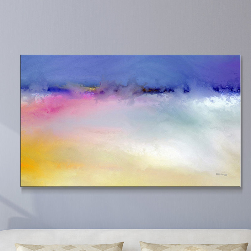 «Be Strong and Very Courageous», reproduction d'art sur toile, H 18 po x l 30 po x P 1 po, Toile tendue