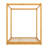 Canopy Platform Bed With Support Legs