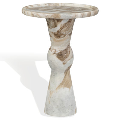 Table d'appoint ronde en marbre Zuria