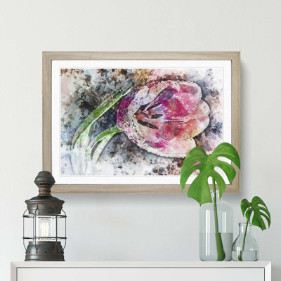Pink Tulip - Framed Print