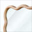 Miroir ondulé à cadre rectangulaire en bois massif, miroir mural bohémien sans distorsion-541159402-541159401