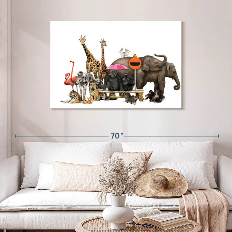 Waiting For The Ark, 30" H x 45" W