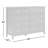 Renee 8-Drawer Solid and Manufactured Wood Double Dresser -92142893