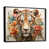 Black Floater Framed