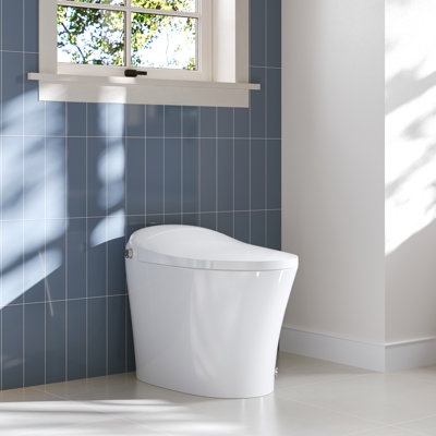 Metis Tankless Smart Bidet Toilet, Elongated Comfort Chair Seat, ADA Height 17.5" with Room Temp Wash, Foot/Auto Flush,Pre-Wet