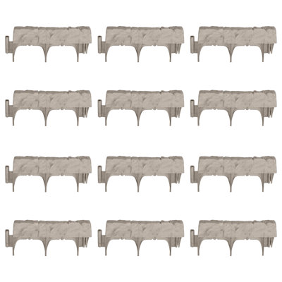 Bordure de pelouse en résine H 2 po x l 6 po