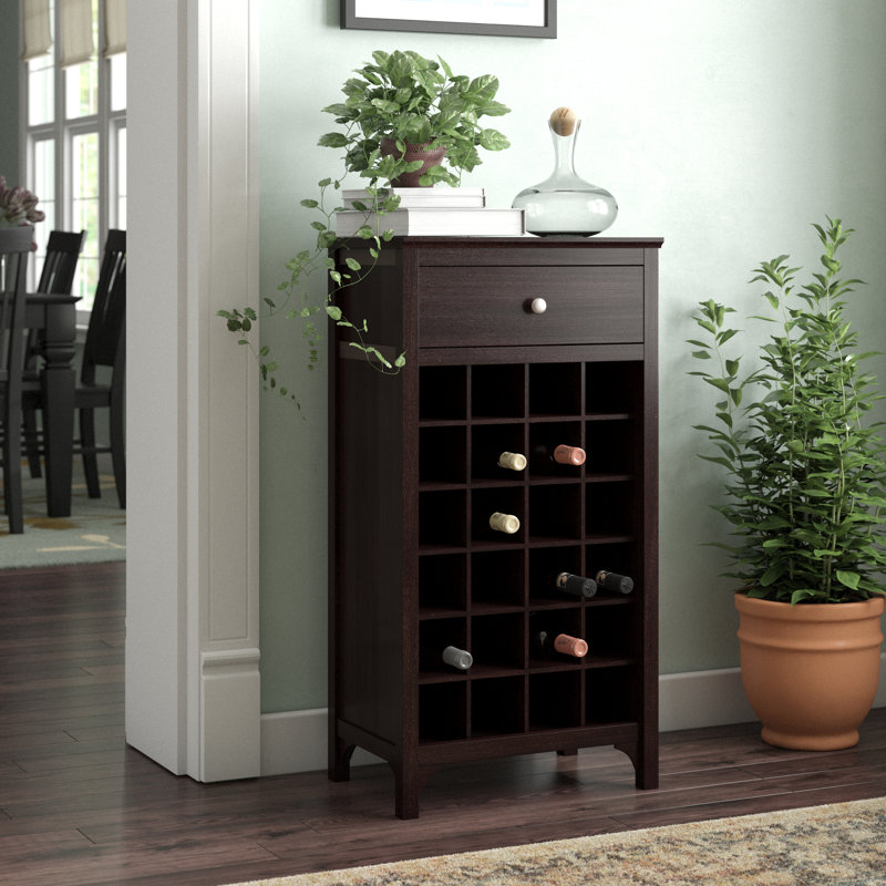Bar avec rangement pour bouteilles de vin