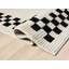 Tapis à carreaux moderne Huguetta Collection-482324307