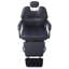 Fauteuil de coiffeur hydraulique tout usage pour salon de coiffure et barbier, similicuir noir