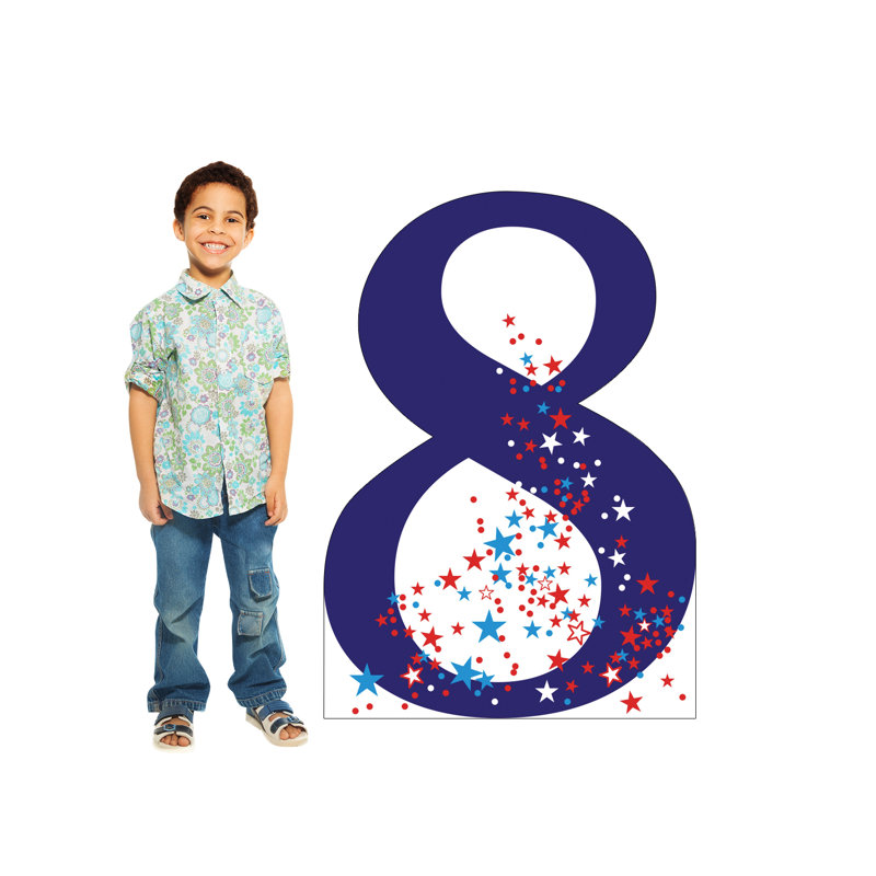 Number 36'' Cardboard Standup